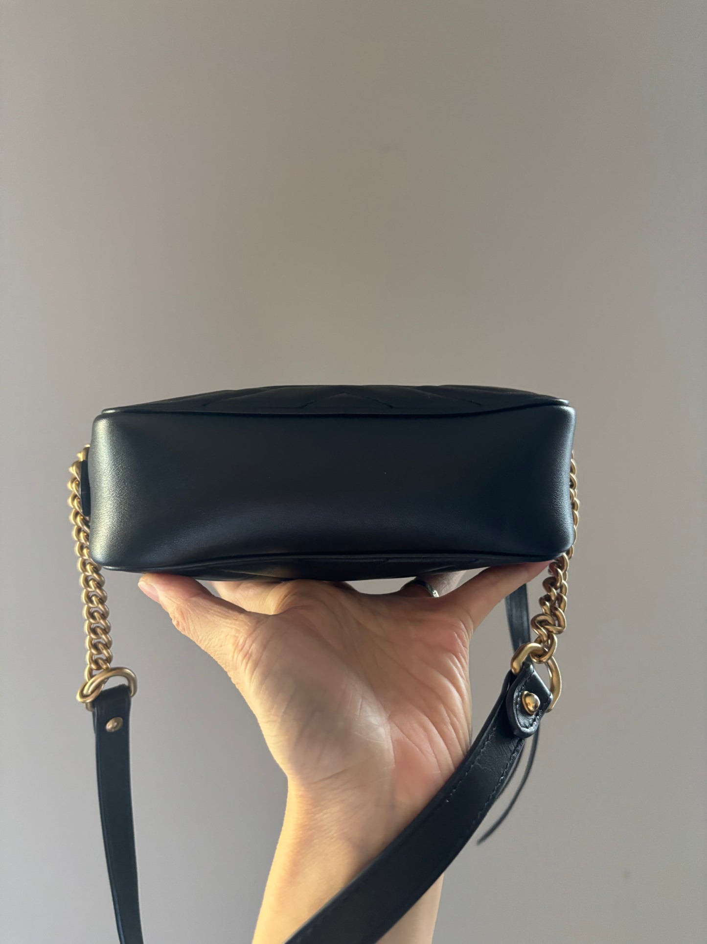 ❗️SOLD❗️Mini Black Marmont Camera Bag