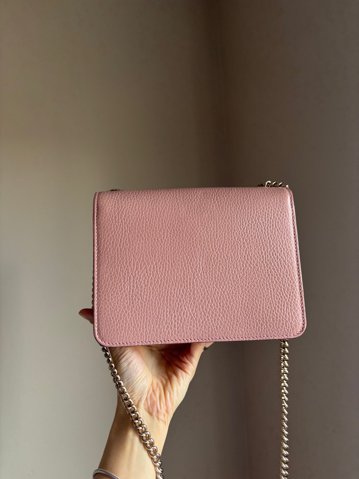 ❗️SOLD❗️Interlocking Small Bag in Blush Pink