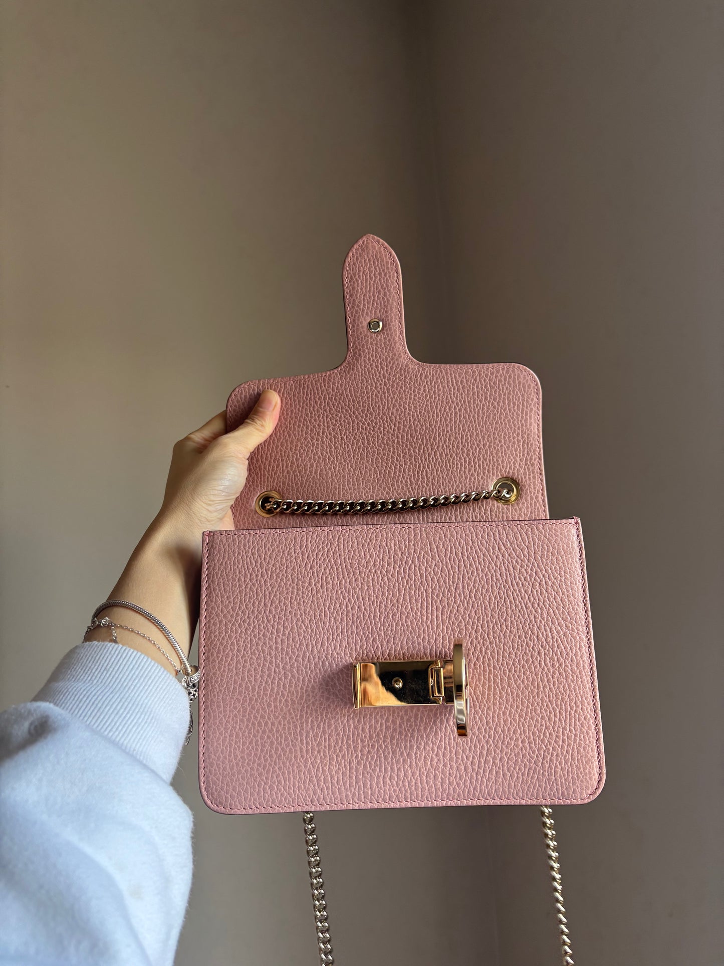 ❗️SOLD❗️Interlocking Small Bag in Blush Pink