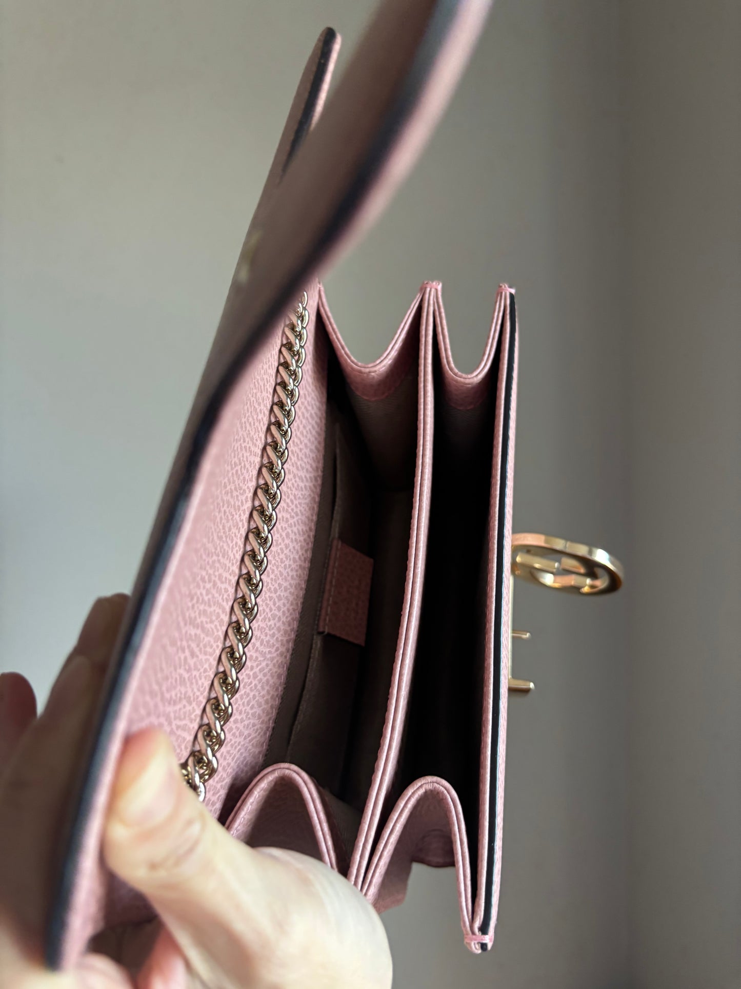 ❗️SOLD❗️Interlocking Small Bag in Blush Pink