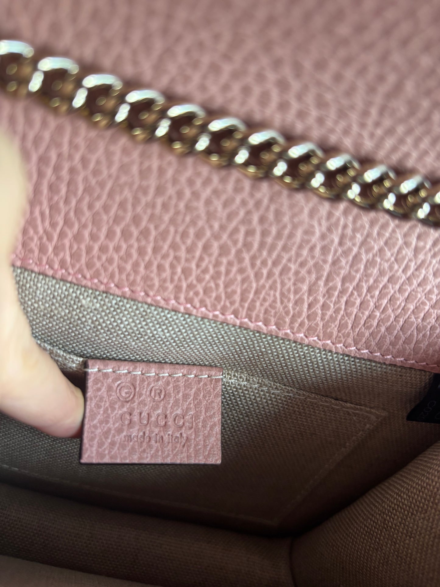 ❗️SOLD❗️Interlocking Small Bag in Blush Pink
