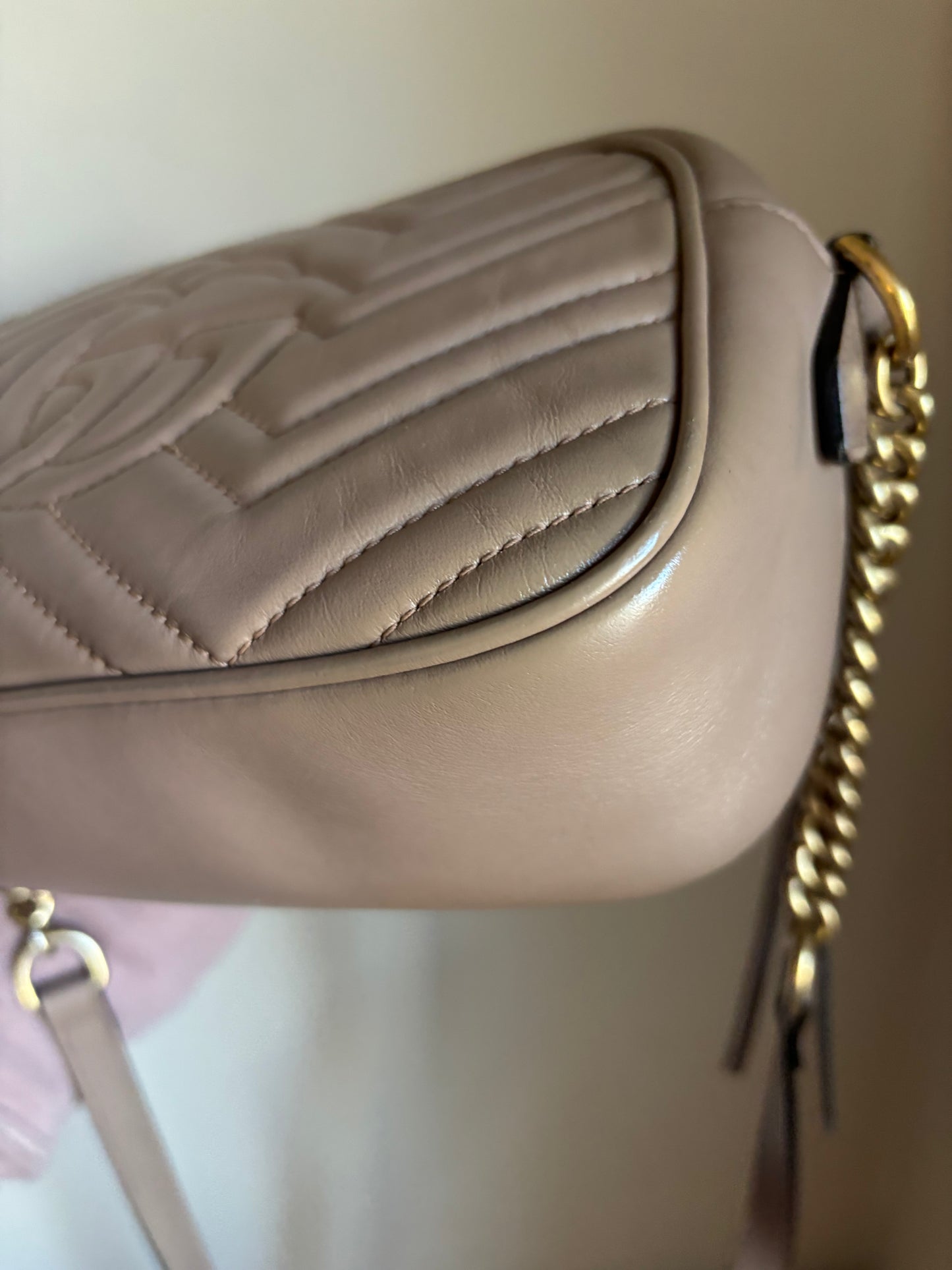 ❗️SOLD❗️Blush Pink Small Marmont Camera Bag